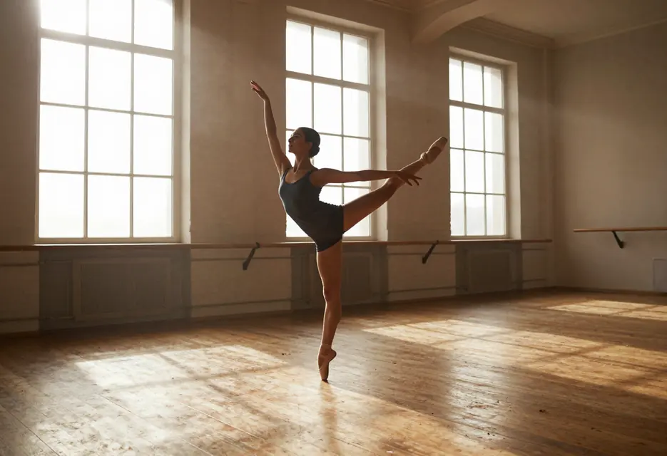 Ballet rehearsal