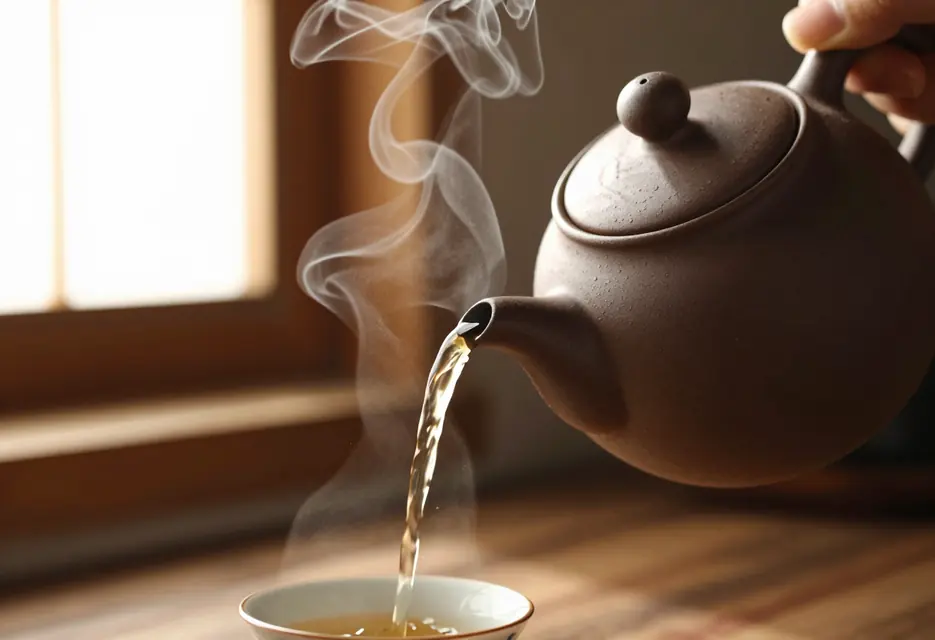 Teapot pour